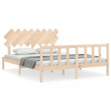 Cumpara ieftin Cadru de pat fara saltea, 160x200 cm, lemn masiv pin
