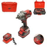 Masina de insurubat cu impact 1/2 inch 1100Nm, 2x21V 4Ah, Brushless