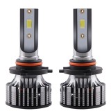 Set 2 LED-Uri Auto Techstar&reg; V8, 9006, 120W, 12-24V, 15000 Lumeni, 6000K, Unghi Fascicul 360&deg;, CSP 3570, Canbus, Radiator Aluminiu, Racire Cooling Tec