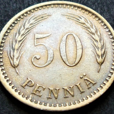 Moneda istorica 50 PENNIA - FINLANDA, anul 1921 * cod 1646 A