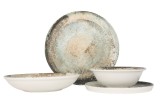 Rinart Set de vesela (Medium) - Obvara - 24 bucăți - 6 persoane - Porţelan