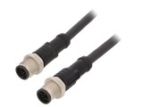Cablu pentru senzori/automatizări M12-M12 1m