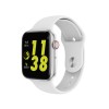 Ceas Smartwatch Techstar&reg; W34S Alb, 1.54 inch HD IPS, Monitorizare Cardiaca,Electrodiagrama ECG, Sedentary, Bluetooth