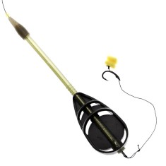 MONTURA METHOD FEEDER PRO FL DISTANCE CU TIJA CU SPIN 7MM 40G CARLIG NR 10