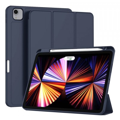 Husa pentru Apple iPad Pro 11 (2022) / Pro 11 (2021) / Pro 11 (2020) / Pro 11 (2018), Techsuit, Flex Trifold, Bleumarin foto