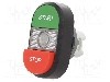 Intrerupator dublu, 22mm, seria MPD, IP66, ABB - 1SFA611144R1108