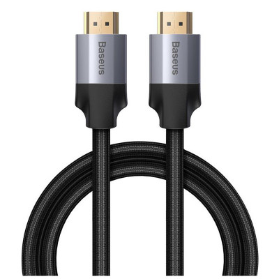 Cablu Audio si Video HDMI la HDMI Baseus Enjoyment 4K, 1 m, Gri CAKSX-B0G foto