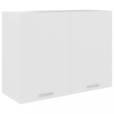 vidaXL Dulap suspendat &ldquo;Lyon&rdquo;, alb, 80 x 31 x 60 cm, lemn prelucrat