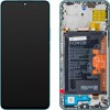 Display cu Touchscreen Honor 90 Lite / X8a, cu Rama si Acumulator, Albastru (Cyan Lake), Service Pack 0235AEUJ