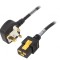 Cablu Alimentare UK BS 1363 la IEC C19 2m Negru