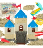 Set nisip cu accesorii pentru copii model Castel 750g