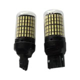Set 2 Becuri LED Auto T20 7443 10000 Lumeni 120W 6000K Alb Rece Lupa 360&deg; 12V