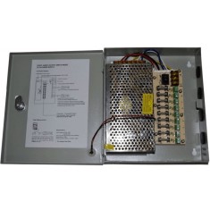Sursa alimentare, comutatie, cutie metalica, yala, YDS 10A 12V, 9 iesiri partajate SafetyGuard Surveillance