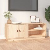 VidaXL Comodă TV, 105x34x40 cm, lemn masiv de pin