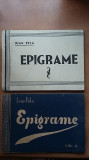 Ioan Pela - Epigrame (1937, Vol. I 1+ II 2) epigramist interbelic satira umor