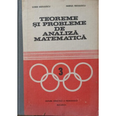 TEOREME SI PROBLEME DE ANALIZA MATEMATICA-SORIN RADULESCU, MARIUS RADULESCU