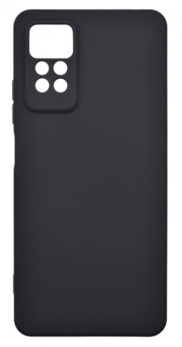 Husa de protectie din silicon pentru Redmi Note 11 Pro, SoftTouch, interior microfibra, Negru