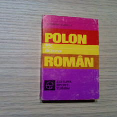 MIC DICTIONAR - POLON - ROMAN - Vladimir Iliescu - 1981, 386 p.