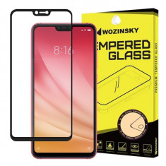 Folie Sticla Wozinsky Super Tough pentru Xiaomi Mi 8 Lite 5D Full Cover acopera tot ecranul Full Glue Negru foto