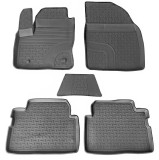 Covorase Cauciuc Premium Stil Tavita Ford Kuga 1 2008-2013, Negru Carbon, Fara Miros