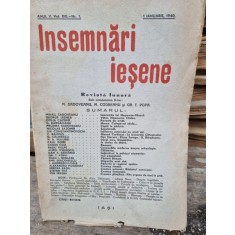Revista Insemnari Iesene nr.1/1940