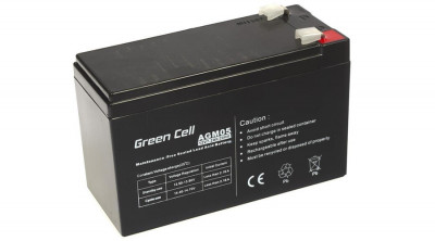 Baterie Green Cell AGM gel 12V 7.2Ah foto