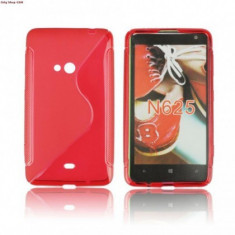 Husa silicon S-line Nokia Lumia 630 / 635 Rosu