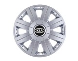 Cumpara ieftin Set 4 capace roti Cosmos cromat R15, pentru gama auto Kia, Autohelix MSA
