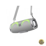 Boxa Portabila Bluetooth HOCO HC12 10W RGB Waterproof Gri