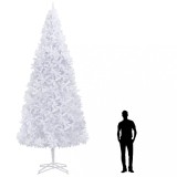 VidaXL Brad de Crăciun artificial, alb, 500 cm