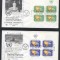 UN New York 1961 Africa economic commission Mi.109-110 x 4 FDC UN.147