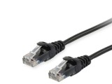 Patch cord Cat.6 U/UTP 3m , negru, EQUIP 625452 SafetyGuard Surveillance, Rovision