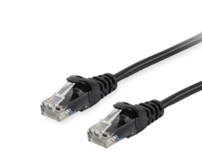 Patch cord Cat.6 U/UTP 3m , negru, EQUIP 625452 SafetyGuard Surveillance foto