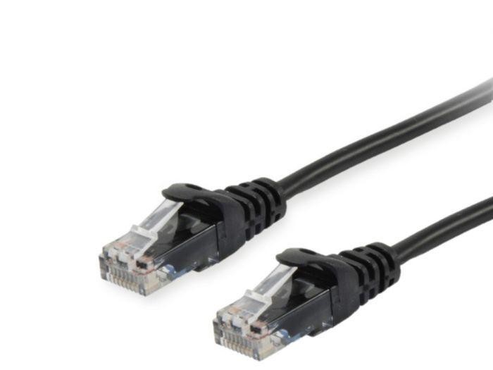 Patch cord Cat.6 U/UTP 3m , negru, EQUIP 625452 SafetyGuard Surveillance