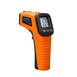 Cumpara ieftin Termometru infrarosu fara contact -50 +550 C, digital LCD, masurare rapida temperatura, industrial auto, portocaliu