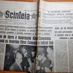 scanteia 15 septembrie 1989-vizita lui ceausescu la iasi