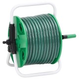 Tambur furtun autonom verde set racorduri furtun 0,5" 30 m PVC