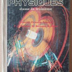 SCIENCES PHYSIQUES, classe de troisieme, 1978, Paul Jean Chirouze, in franceza