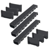 Canale de drenaj, 3 m, plastic, vidaXL