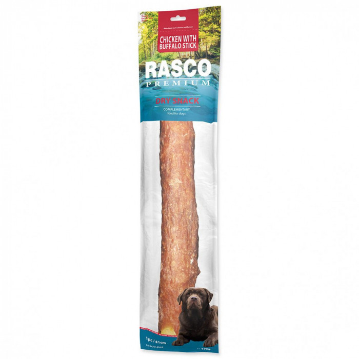 Rasco Premium Gustare uscată pe bază de pui cu stick cu bizon 170 g