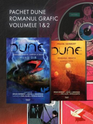Pachet Dune Romanul grafic 2 vol. - Brian Herbert, Kevin J. Anderson, Ra&amp;uacute;l All&amp;eacute;n , Patricia Martin foto