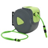 Cumpara ieftin Tambur furtun retractabil automat cu montaj pe perete 30 + 2 m