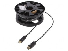 Cablu DisplayPort 1.4 Optic 20m Negru