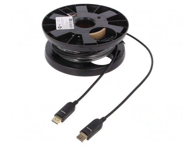 Cablu DisplayPort 1.4 Optic 20m Negru