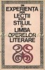 Din Experienta Unor Lectii Despre Stilul Si Limba Operelor Literare -T.: 9130 Ex