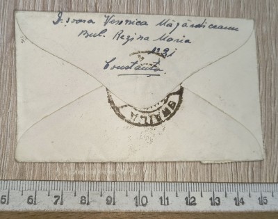 PLIC TIMBRAT /CIRCULAT , TIMBRAT ANII 40 , STAMPILA BRAILA /CONSTANTA foto