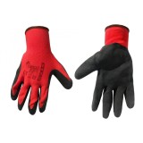 Mănuși de protecție GEKO, mărimea 8, Latex roșu, G73531