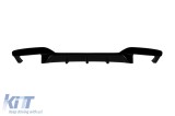 Difuzor tip M6 potrivit pentru bara de protectie M technik din spate pe BMW Seria 6 F06 Gran Coupe, F12 Cabriolet, F13 Coupe 2012-2017 -oo--оо-, lac n