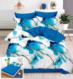 Cumpara ieftin Lenjerie Pat Bumbac cu Elastic Imprimeu, 6 Piese, 180x200 cm. Culori: Negru, Alb, Rosu, Gri, Albastru, Verde