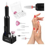Freza electrica pentru unghii Soulima 27229, fara fir, 18000 rpm, USB-C